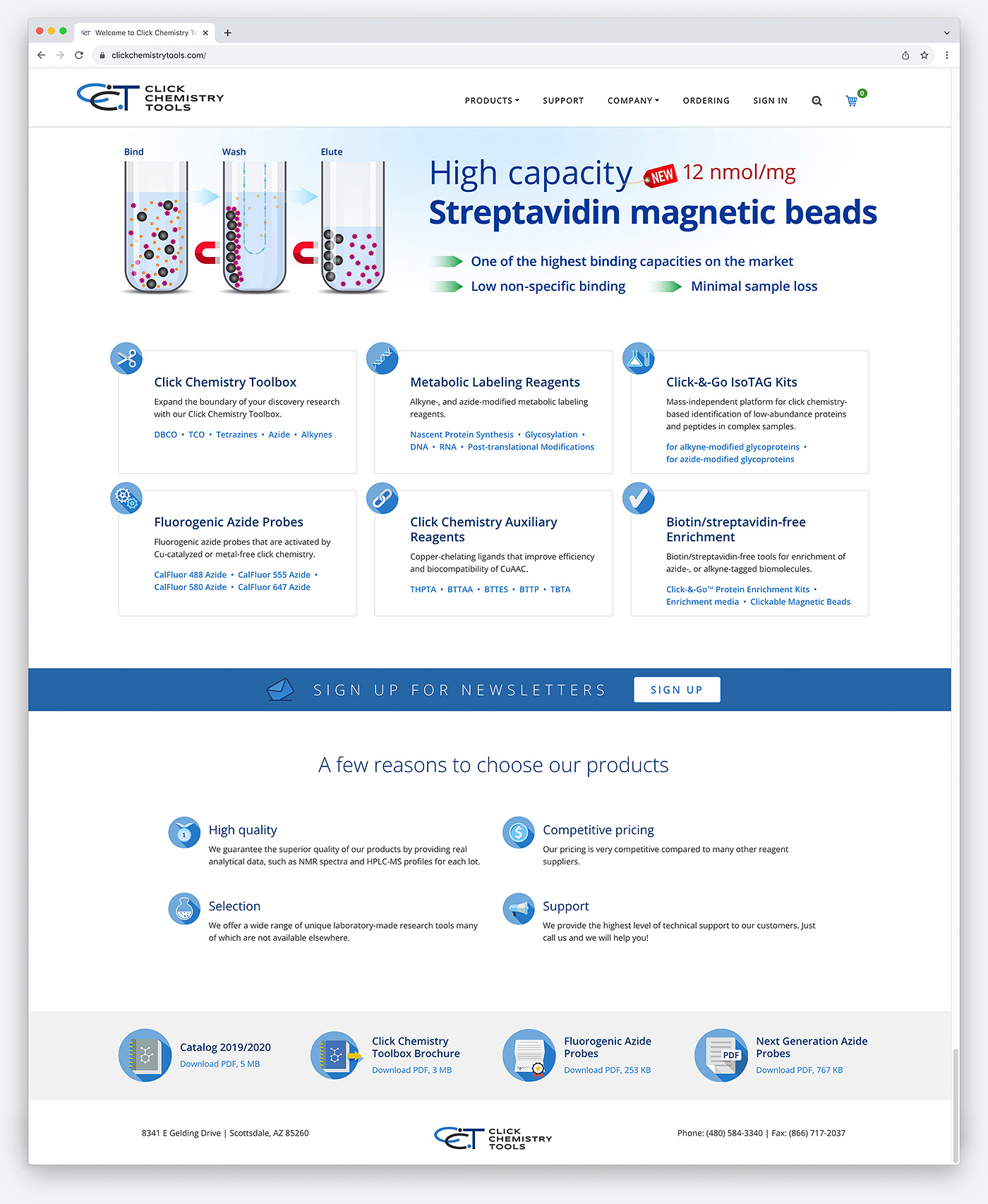 Click Chemistry Tools website